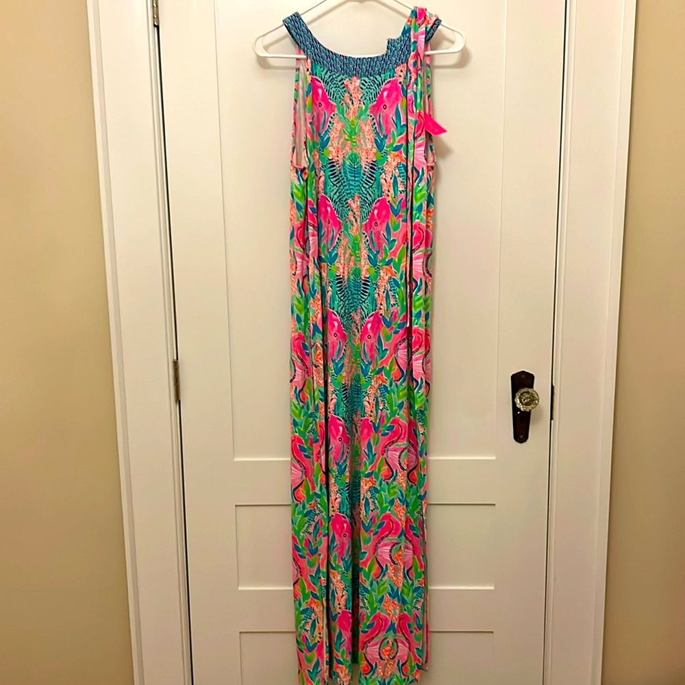 Brand new Lilly Pulitzer Maxi dress with tie belt